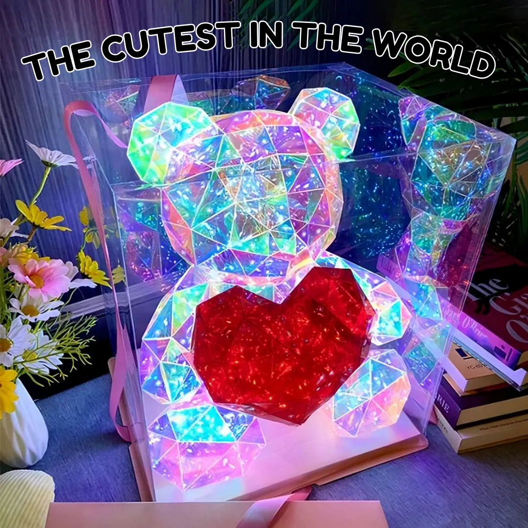 Led Light Up Teddy Bear Romantic
