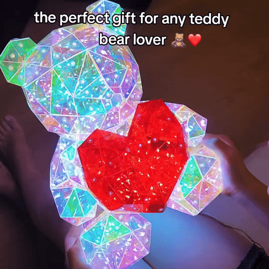 Led Light Up Teddy Bear Romantic