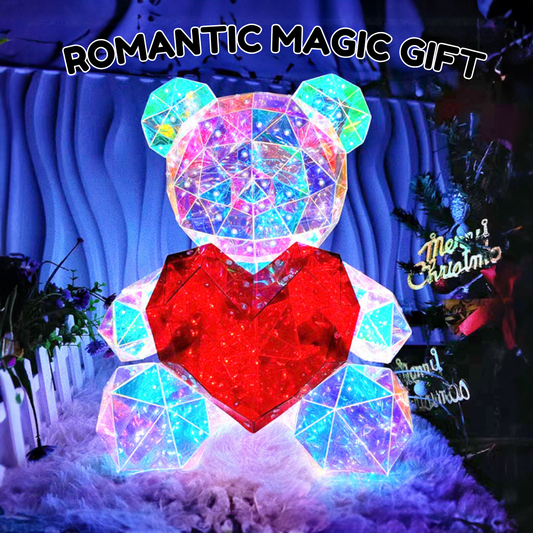 Led Light Up Teddy Bear Romantic