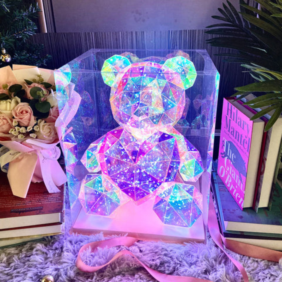 Led Light Up Teddy Bear Romantic