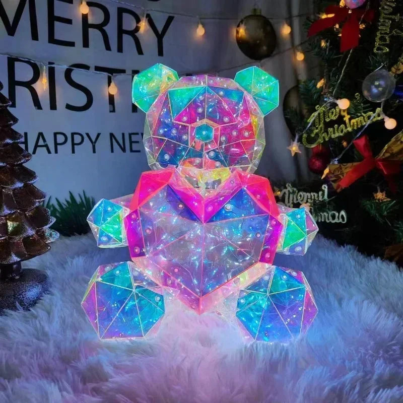 Led Light Up Teddy Bear Romantic
