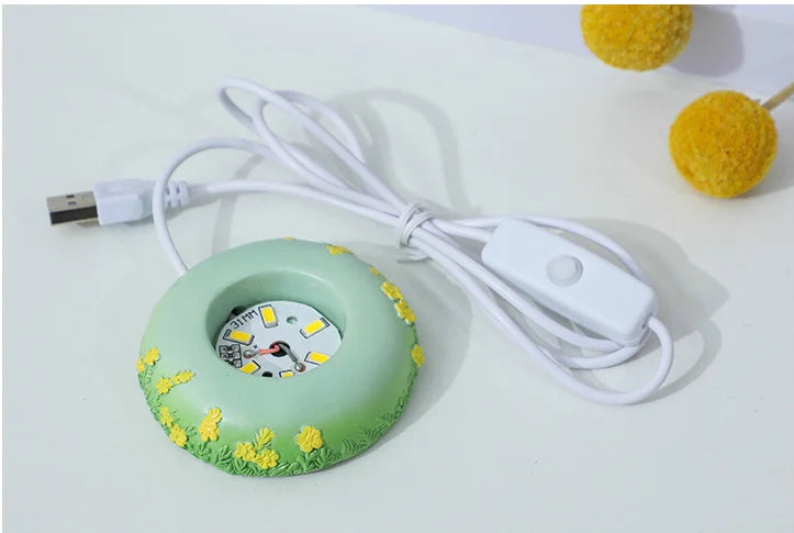 Flower Crystal Ball Small Night Lamp