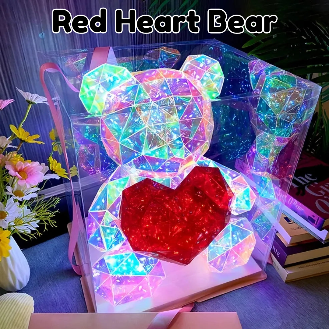 Led Light Up Teddy Bear Romantic