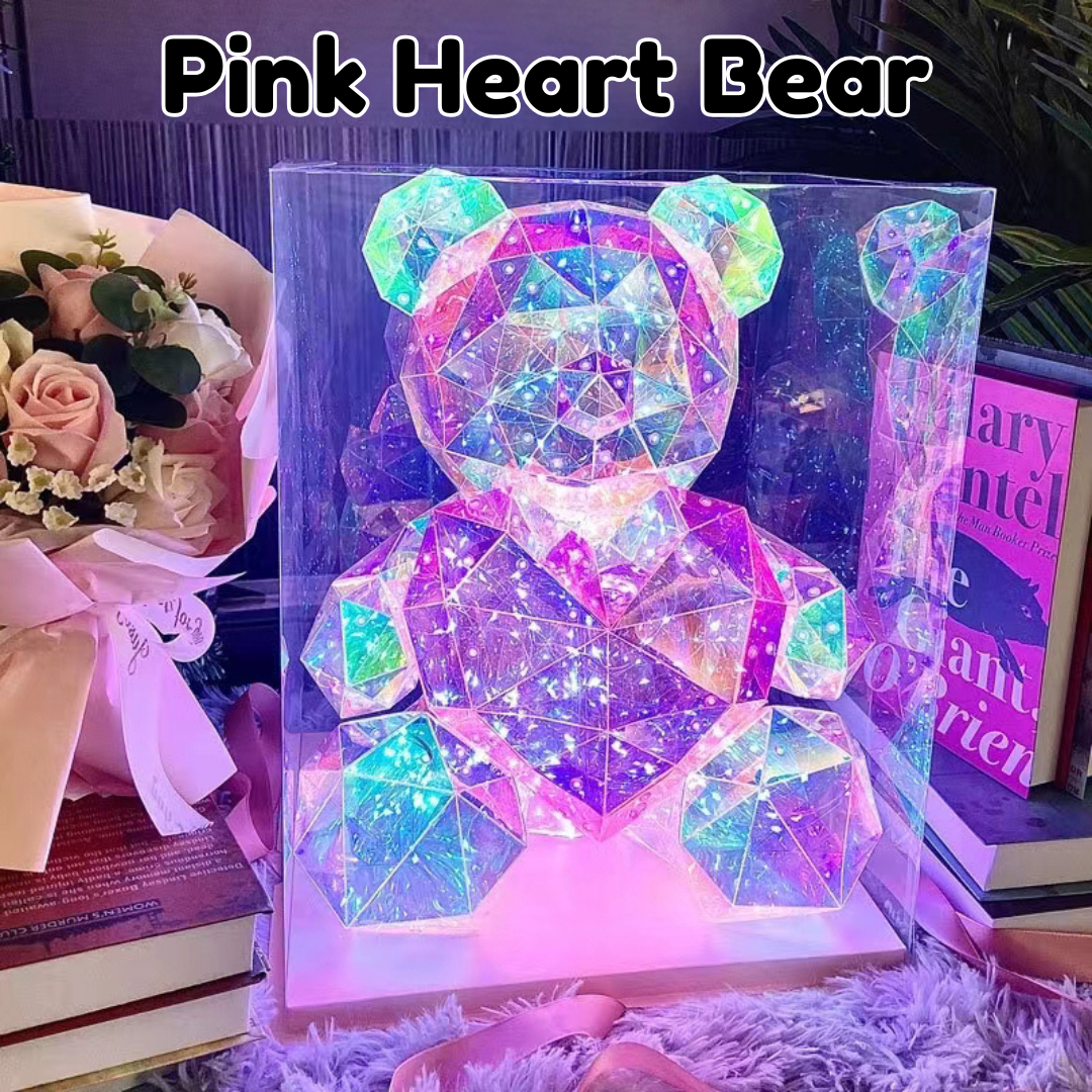 Led Light Up Teddy Bear Romantic